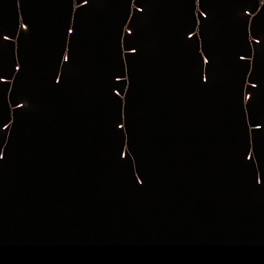 500 WARM WHITE Icicle Light 15m Connectable
