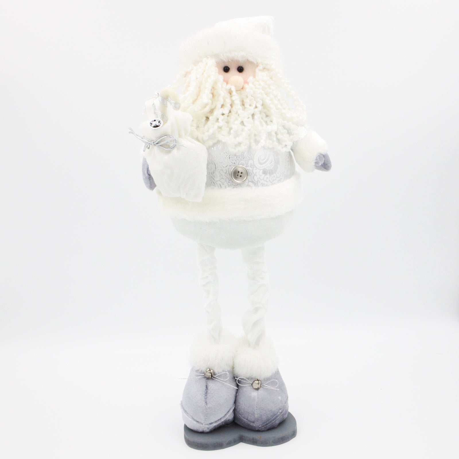 WHITE SANTA with Telescopic Legs