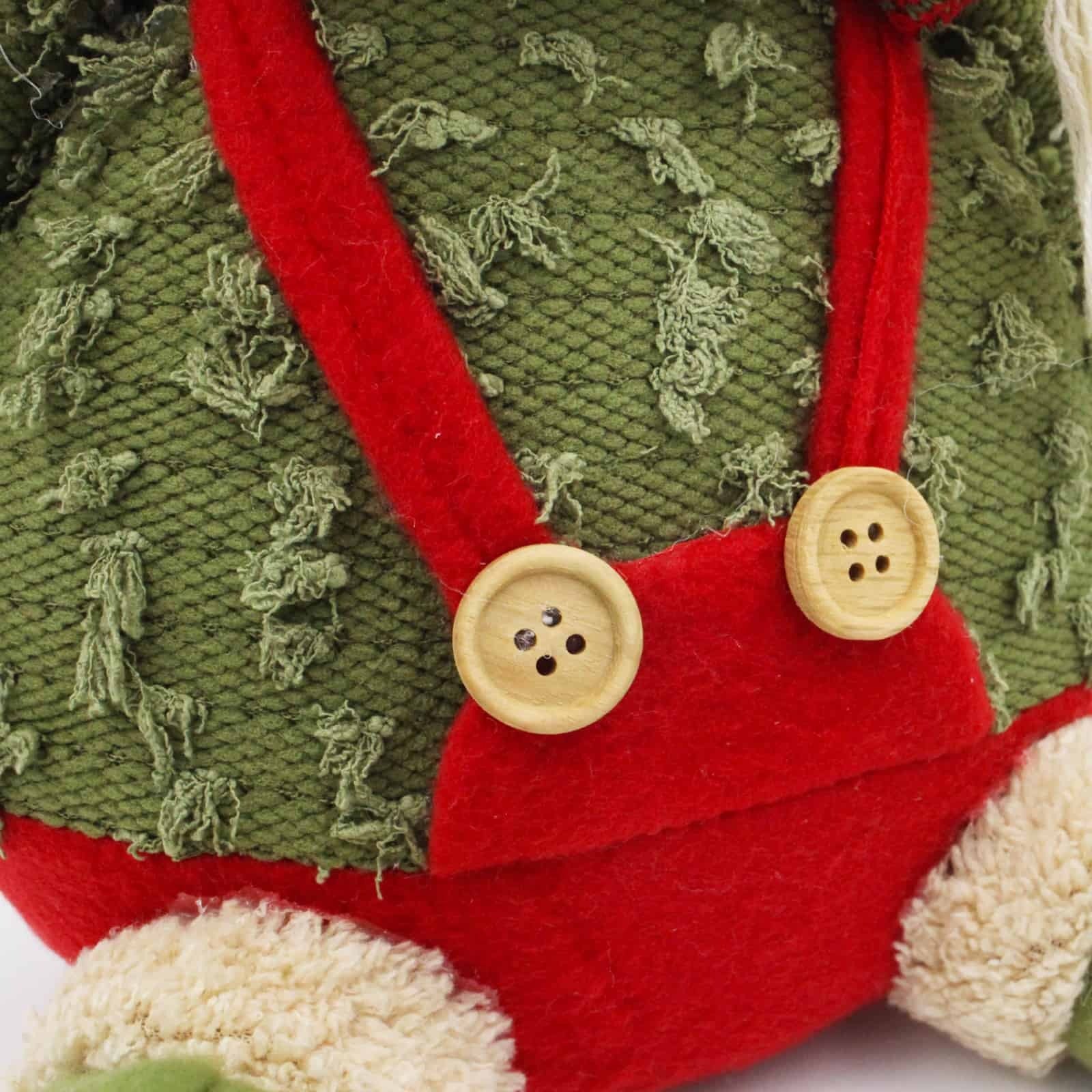 Red & Green Sitting Moose