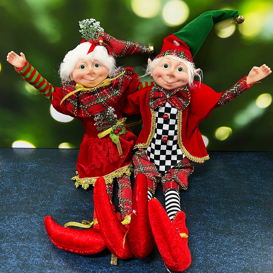 Lance the Christmas Elf Ornament 45cm
