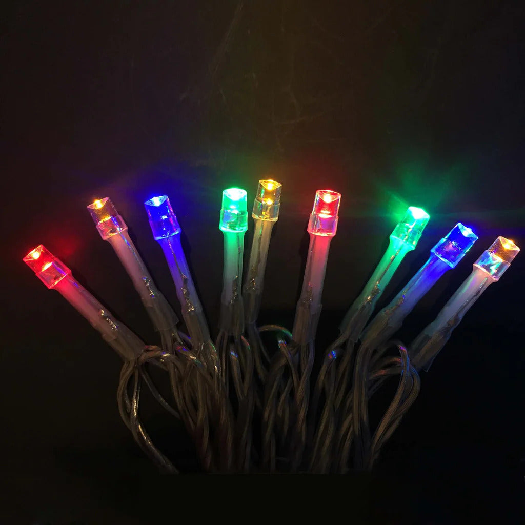 MULTICOLOUR 50 LED Fairy Lights Battery Operated