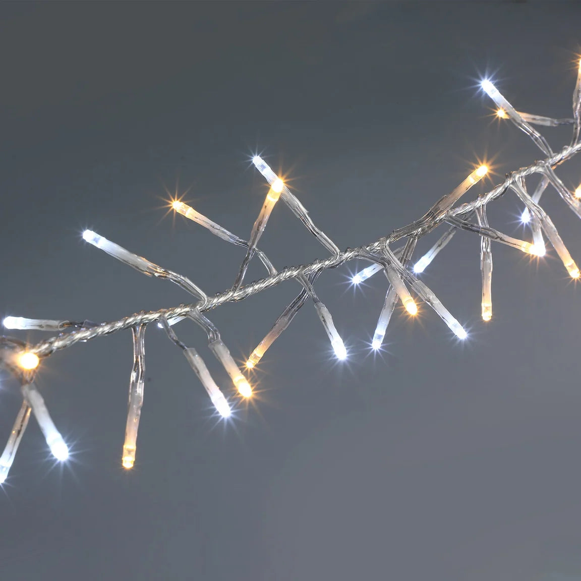 720 Warm White Led Cluster Fairy Lights – 9m