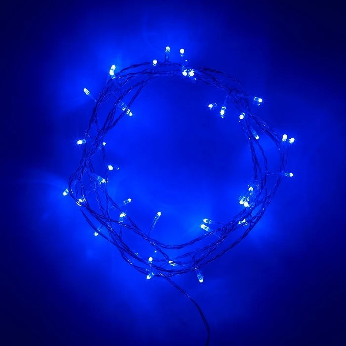 Fairy Light Chain Clear Cable 16.8m - Blue, 240 LED