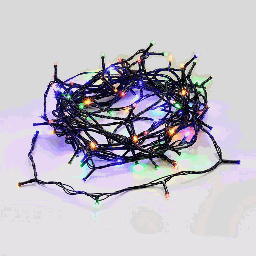 520 Multicolour Led Fairy Light Chain 51.9m Connectable