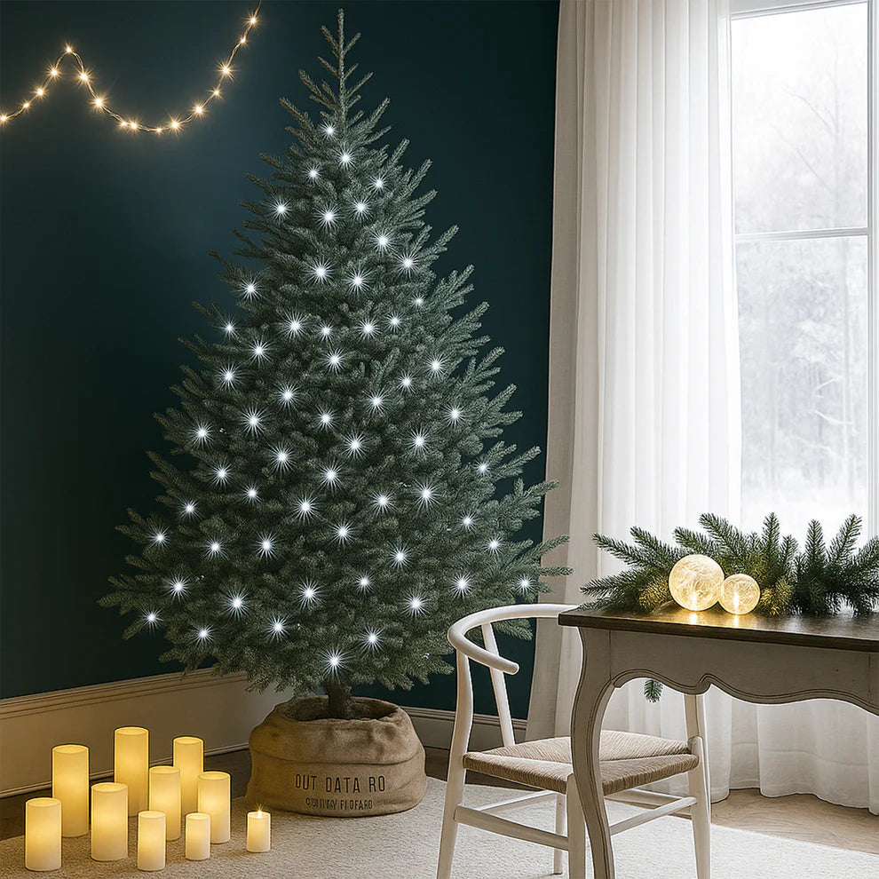 520 COOL WHITE Led Fairy Light Chain Connectable Up to 4 Sets 51.9m