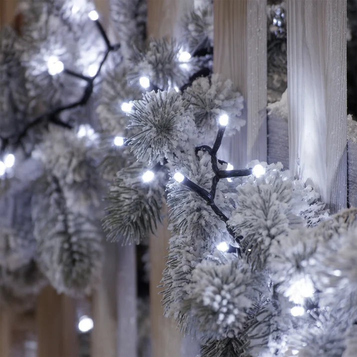 520 COOL WHITE Led Fairy Light Chain Connectable Up to 4 Sets 51.9m