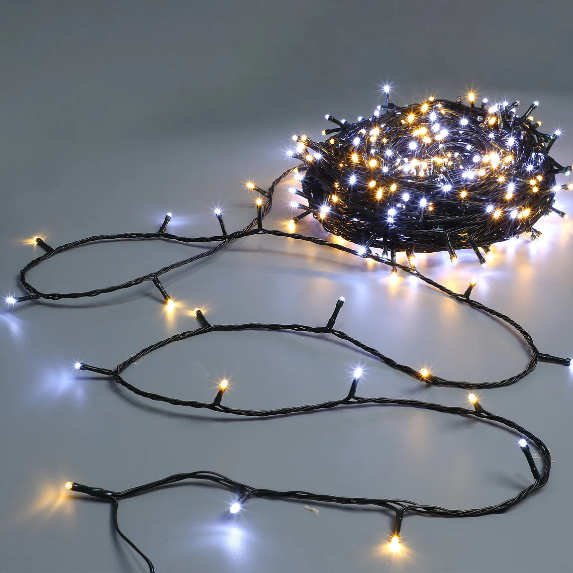520 LED Fairy Light Chain - Warm White and White