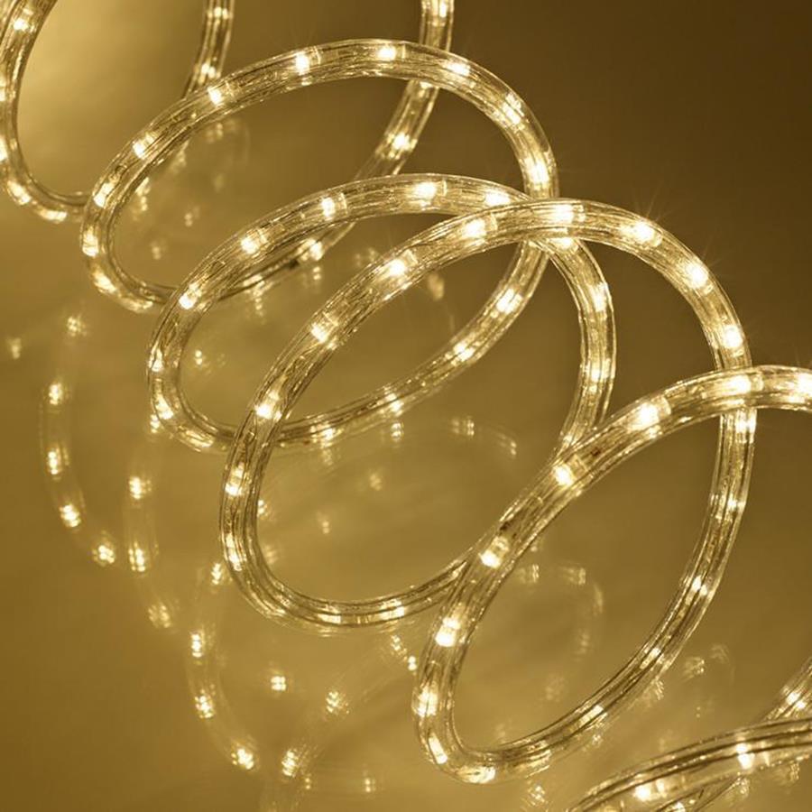 10m WARM WHITE SOLAR Led Christmas Rope Light