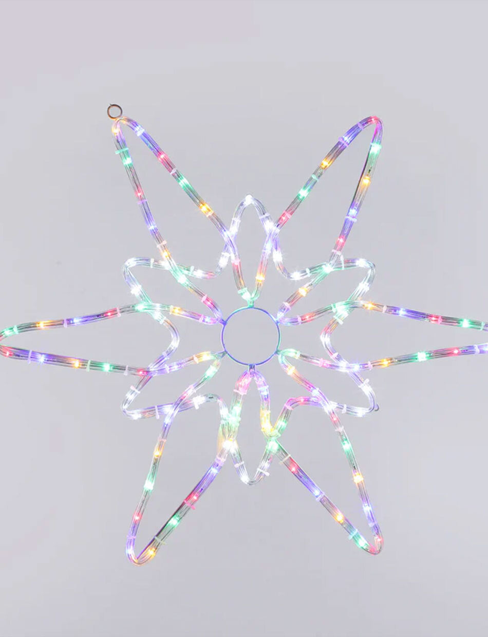 Multicolour LED Christmas Motif Northern Star