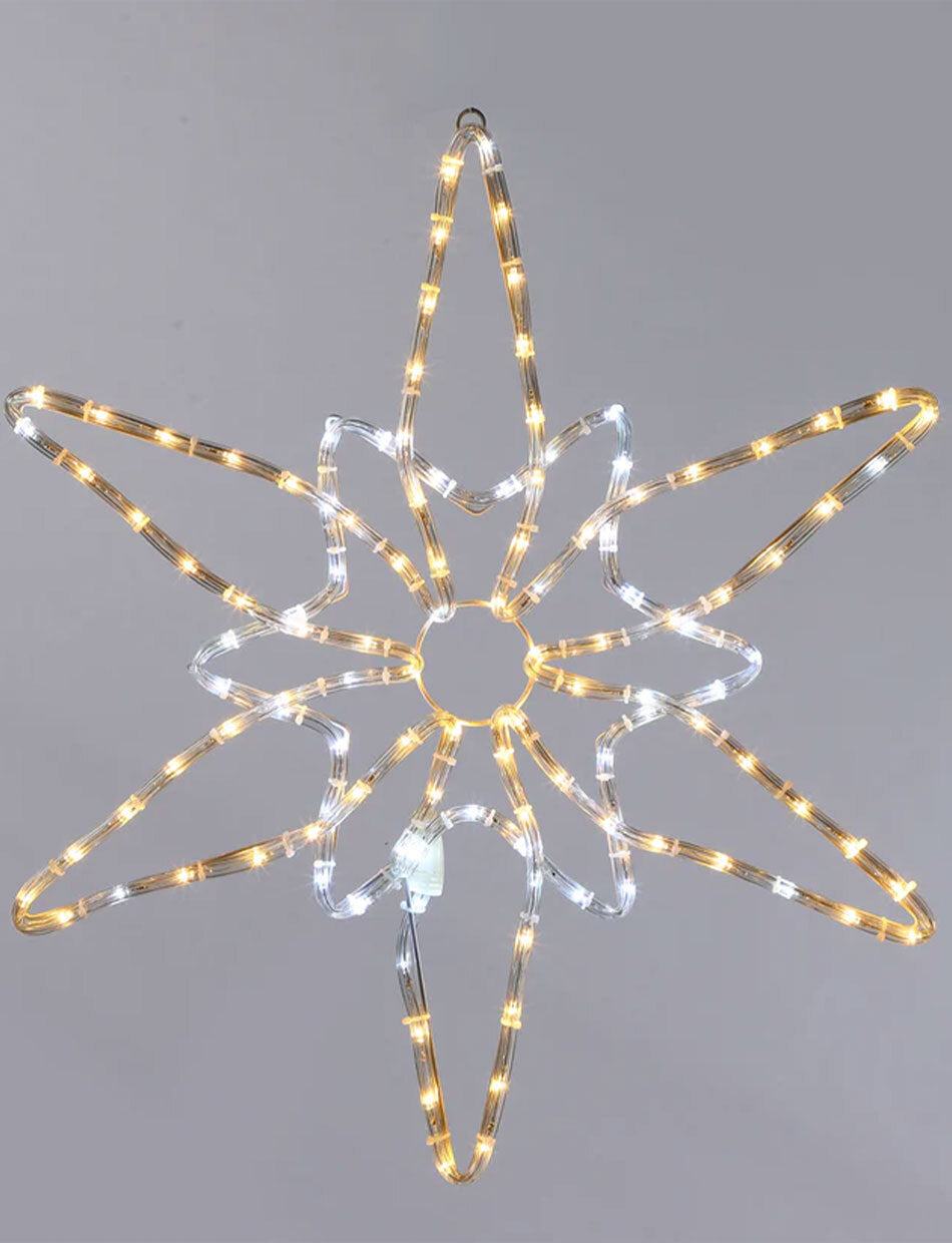 WARM WHITE & WHITE LED Christmas Motif Northern Star