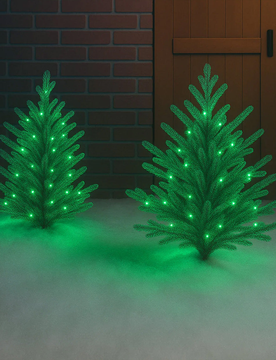 300 LED connectable Coloured cable string light Green