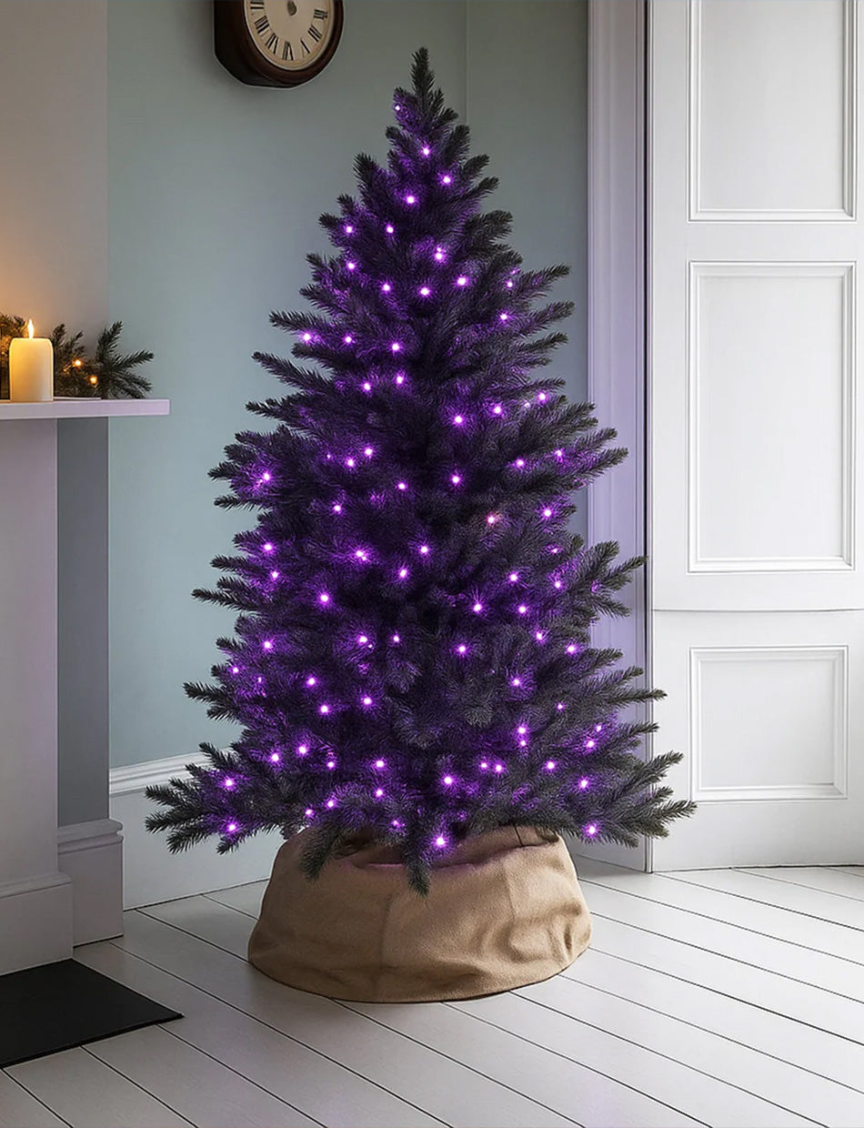 300 LED Connectable Coloured cable string light Purple