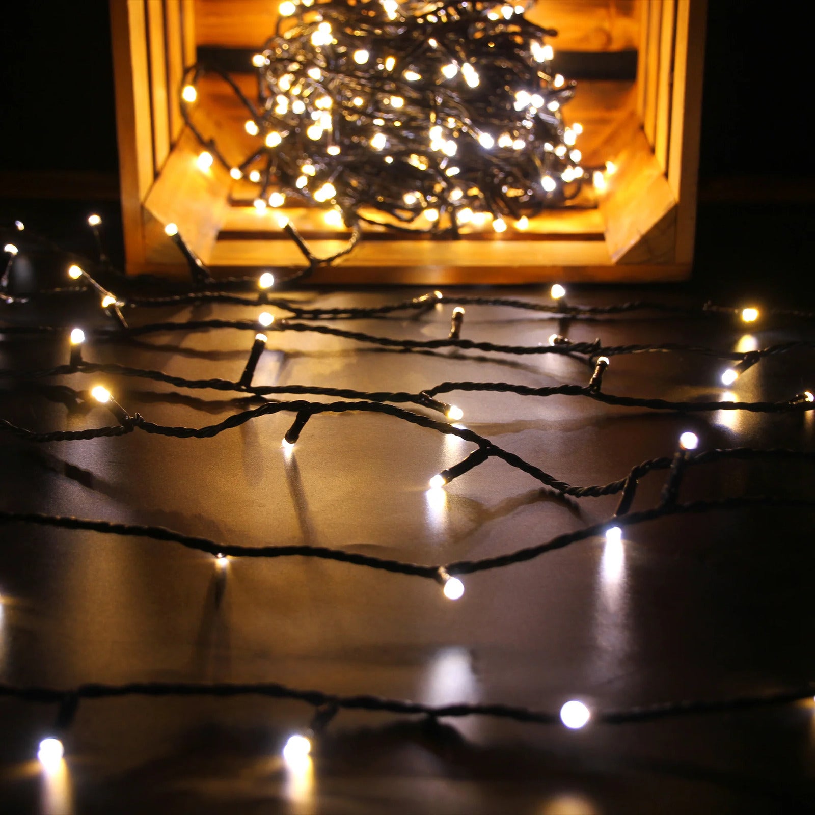420 Dual Colour LED Fairy Lights Warm White / Cool White