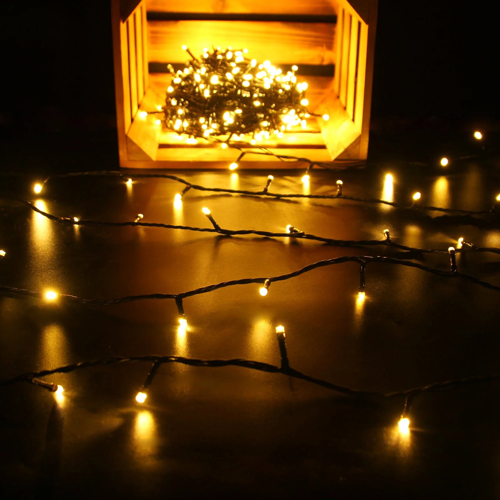 420 Dual Colour LED Fairy Lights Warm White / Cool White