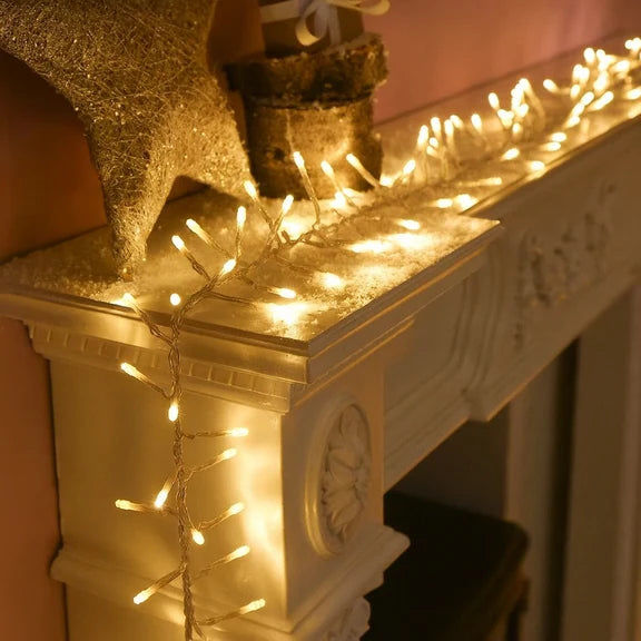 Crazy Twinkle Cluster Light - Warm White, 800 LED