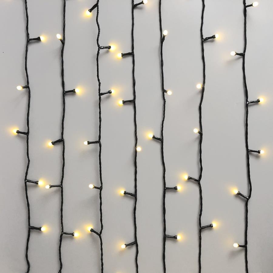 320 WARM WHITE Led 8mm Frosted Fairy Lights