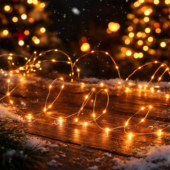 Fairy Lights - Amber, 400 Micro LED