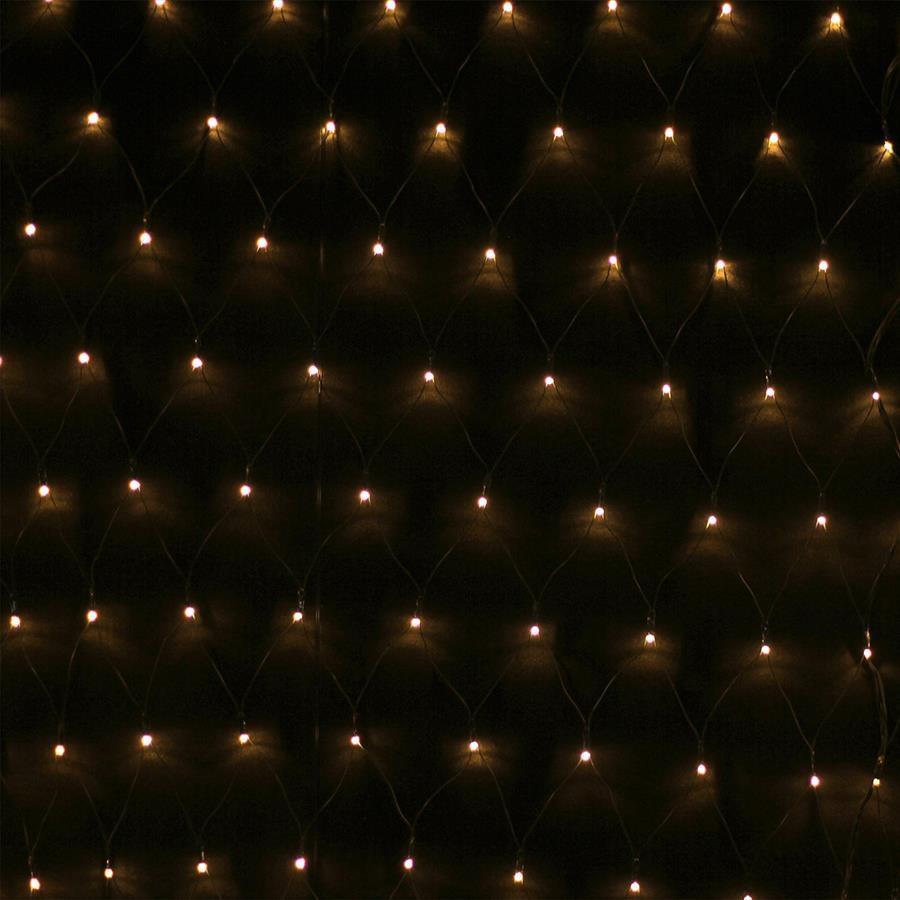 1600 WARM WHITE Led Snowing Net Light Waterfall Effect