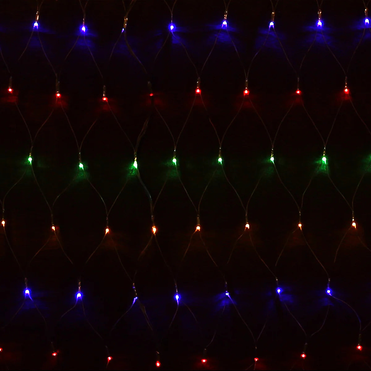 640 MULTICOLOUR Led Snowing Net Light Waterfall Effect