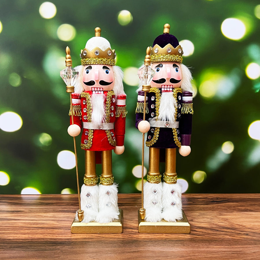 Soldiers in Uggs - Set of 2 Nutcrackers 36cm