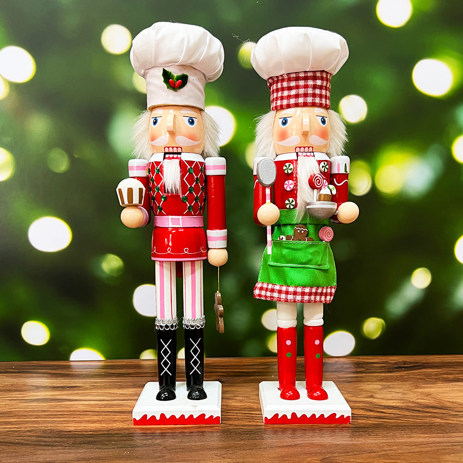 The Chefs 2 Nutcrackers 38cm