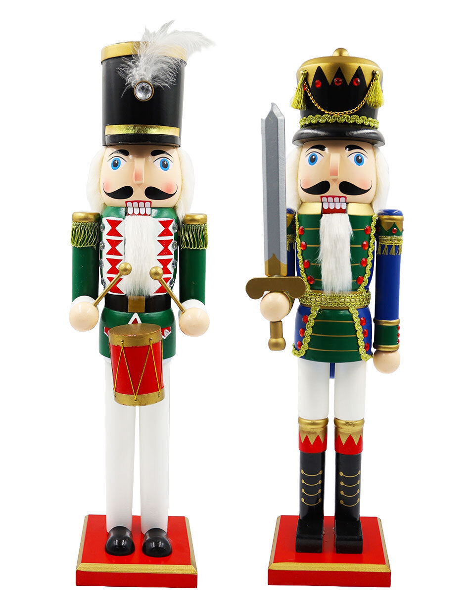 THE CHRISTMAS GUARDS Set of 2 Nutcrackers 60cm