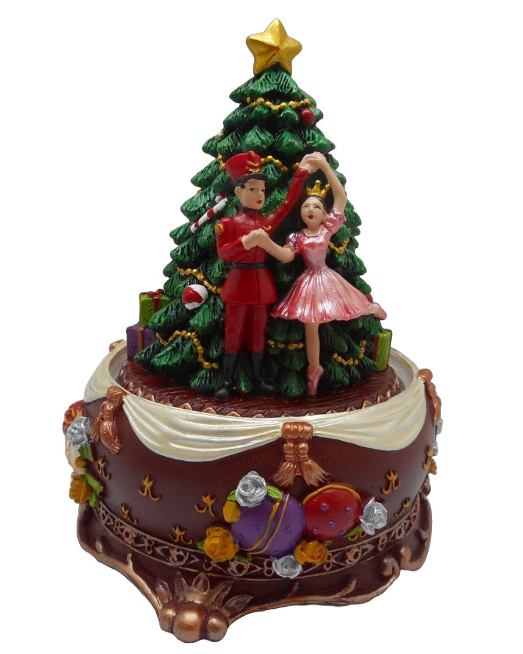 Nutcracker & Dancing Girl Musical Box 15cm