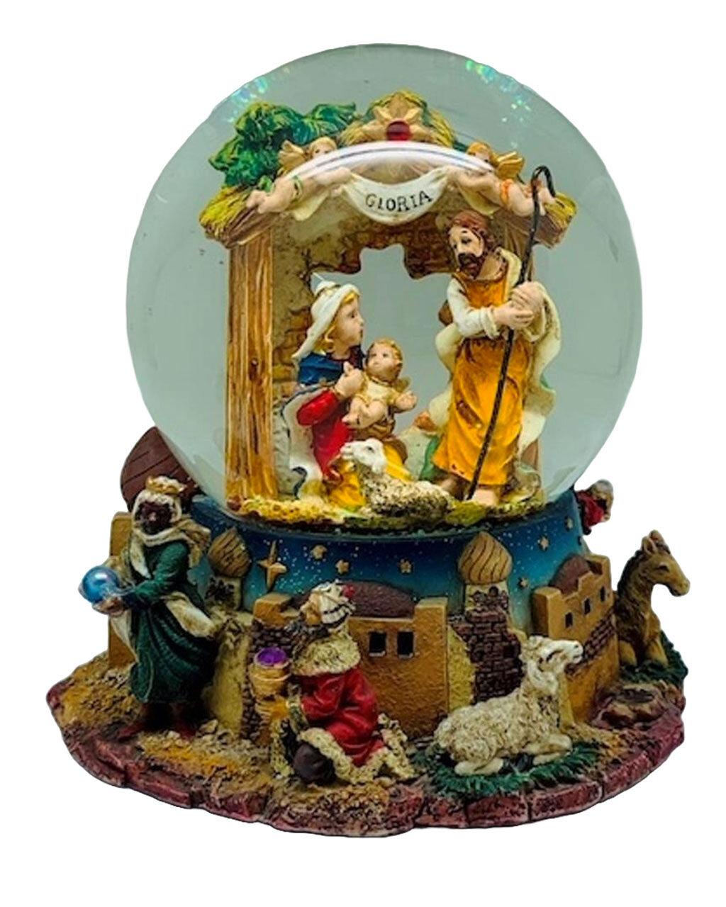 Christmas Nativity Snow Globe 12cm