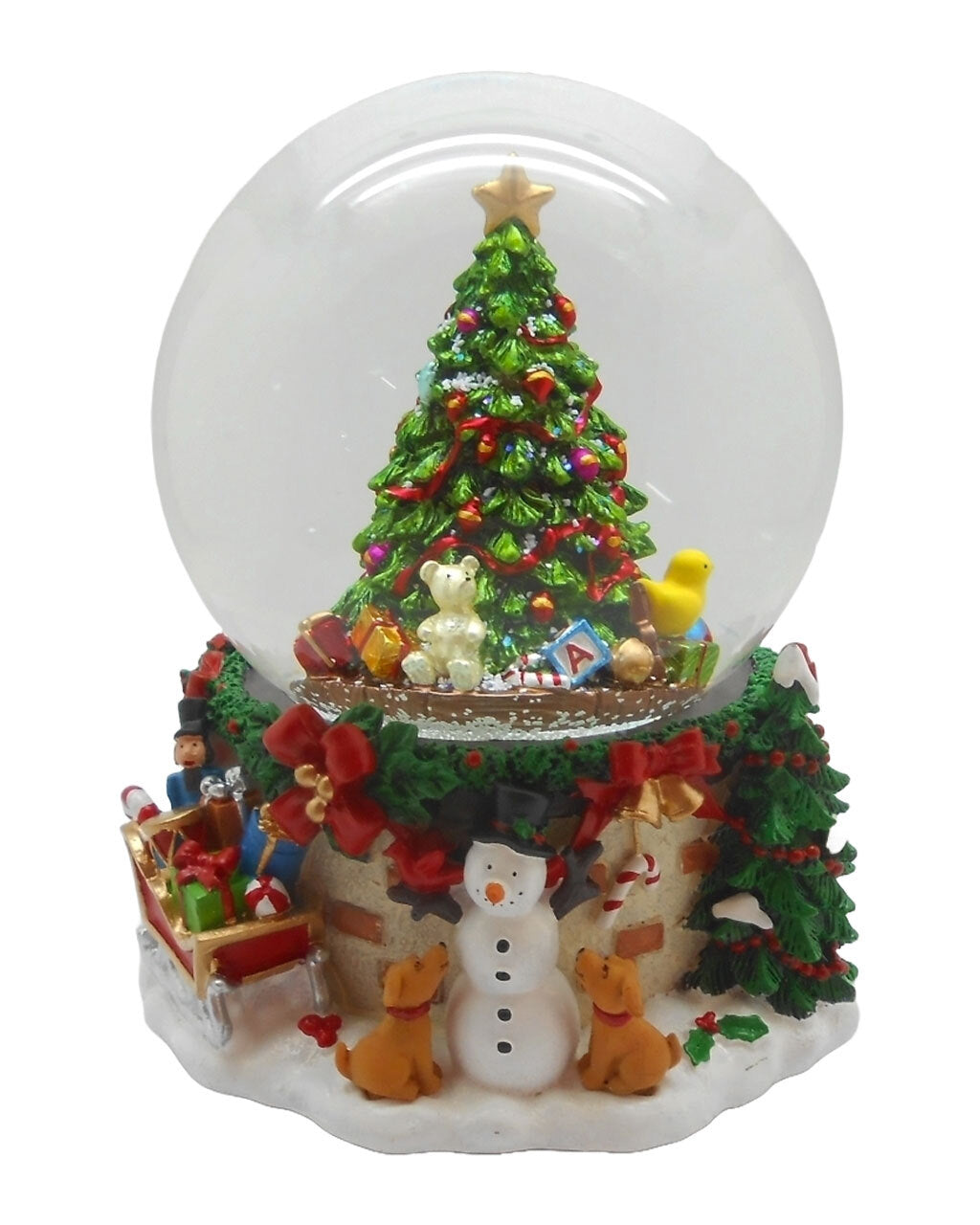 Christmas Snow Globe - With Presents 12cm