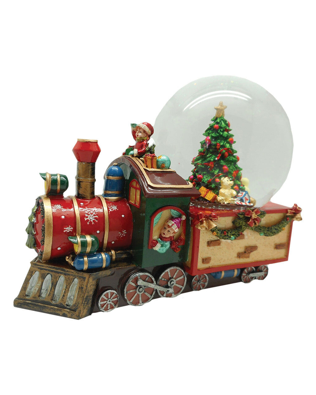 Christmas Train Musical Snow Globe 20cm