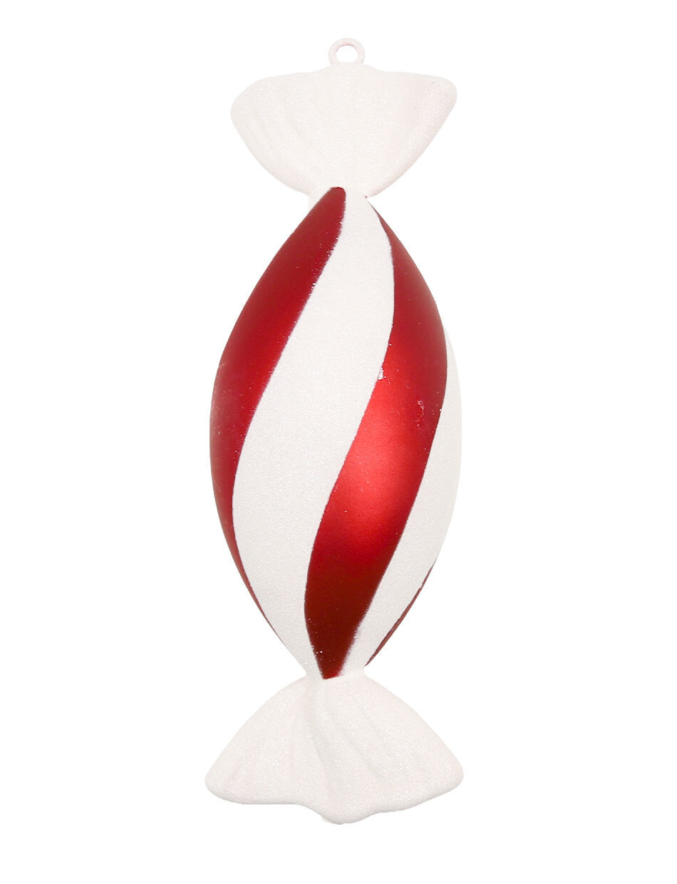 Christmas Tree Ornaments Lolly Red and White 32cm