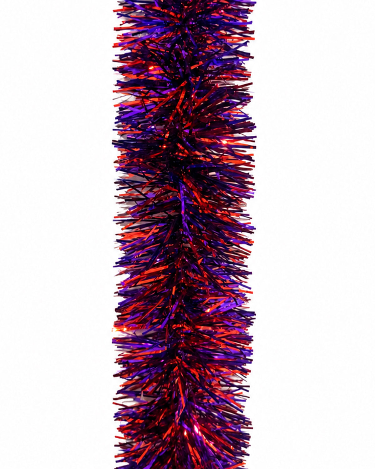 Premium Australian Made Christmas Tinsel 25m RASPBERRY TWIST 100mm wide