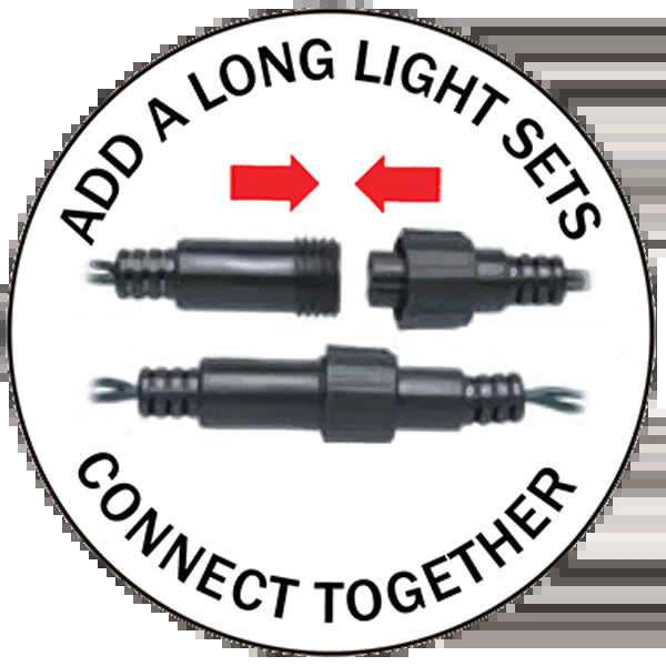 10M LED Rope Light Connectable Blue or White