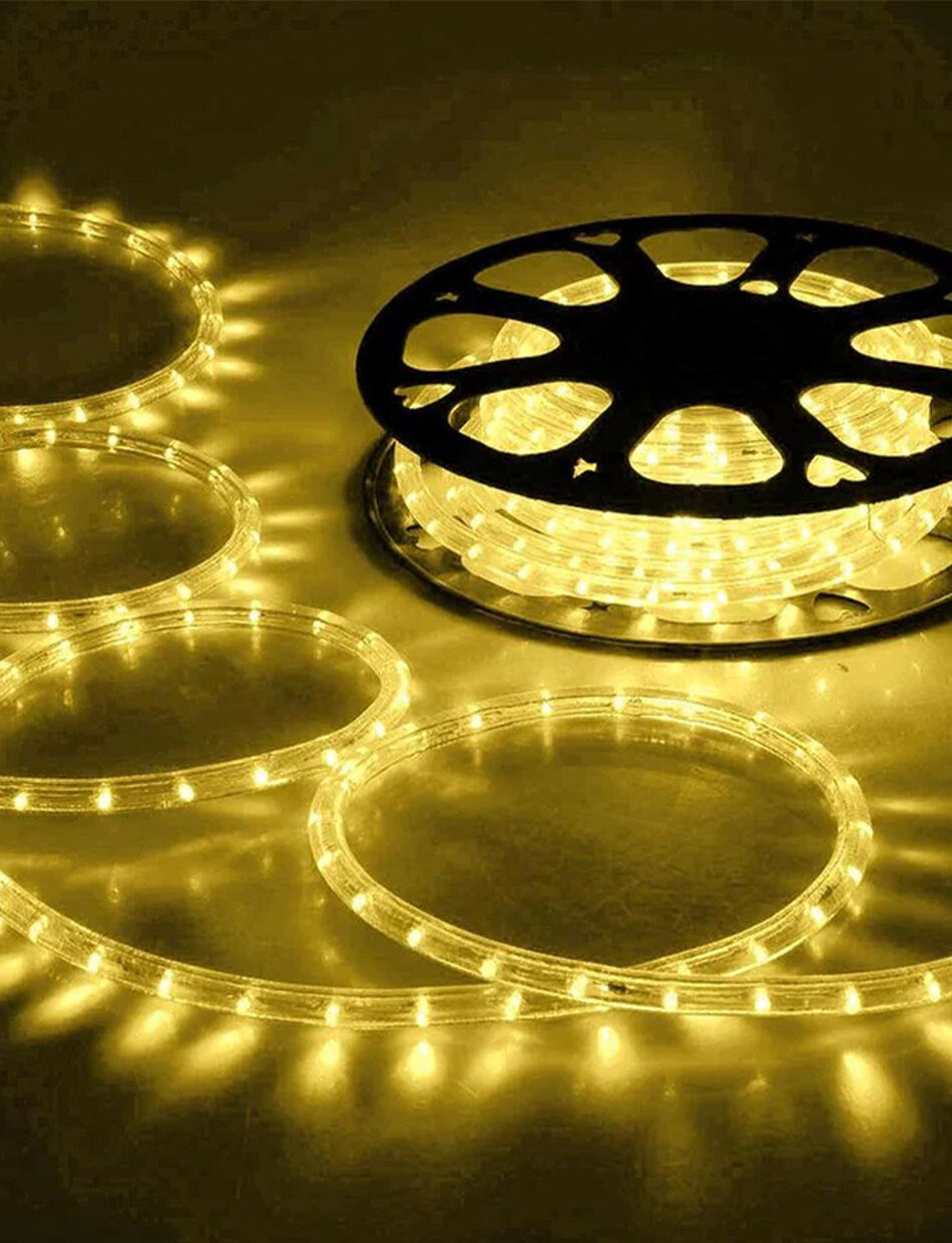 WARM WHITE LED Rope Light Connectable 10M