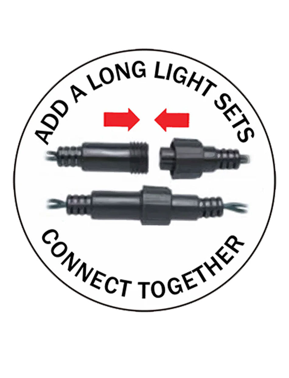 WARM WHITE LED Rope Light Connectable 10M