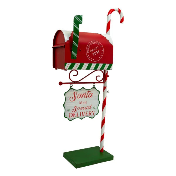Red Candy Stick Mail Box - 106.2cm