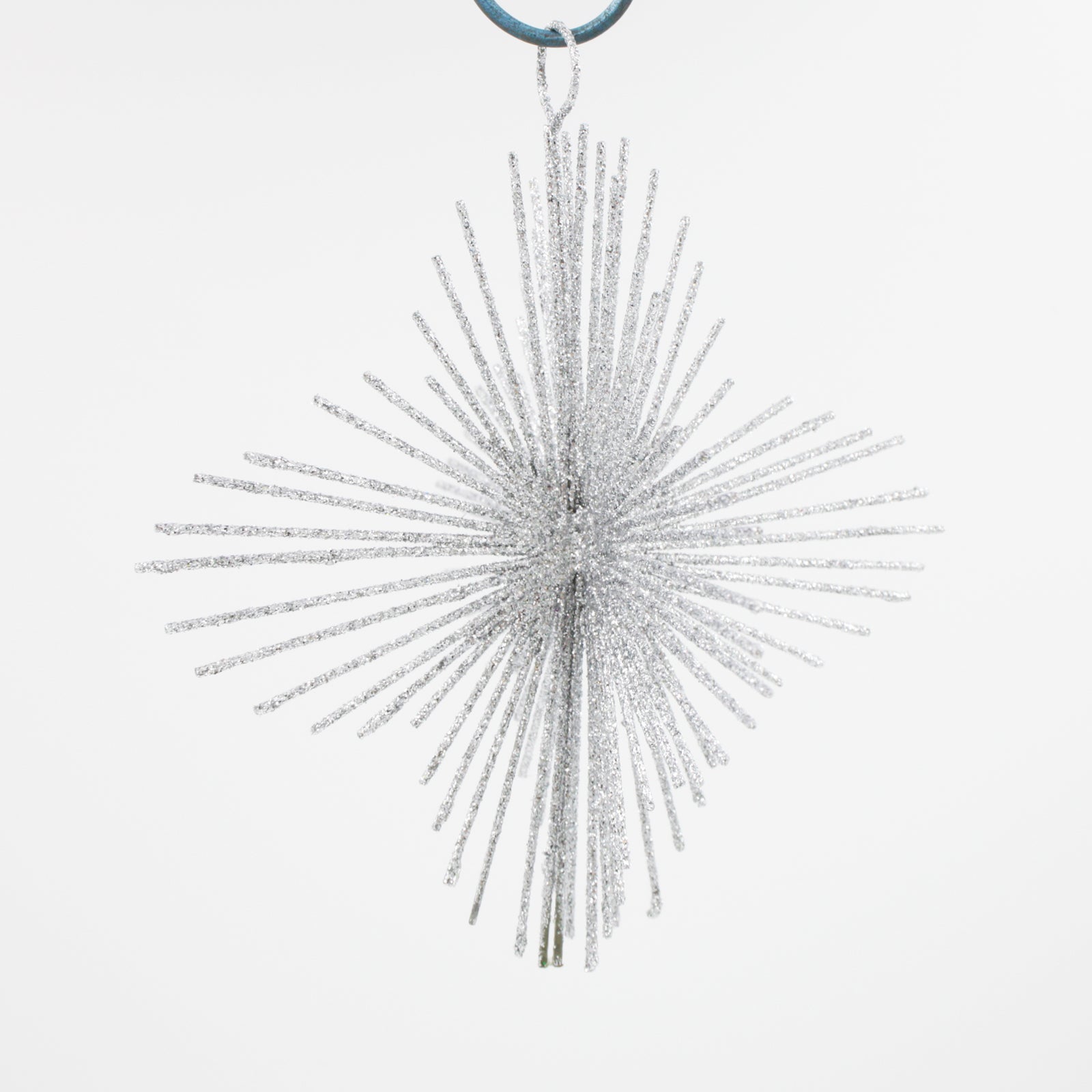 Silver Starburst Christmas Tree Decoration 12 Pack