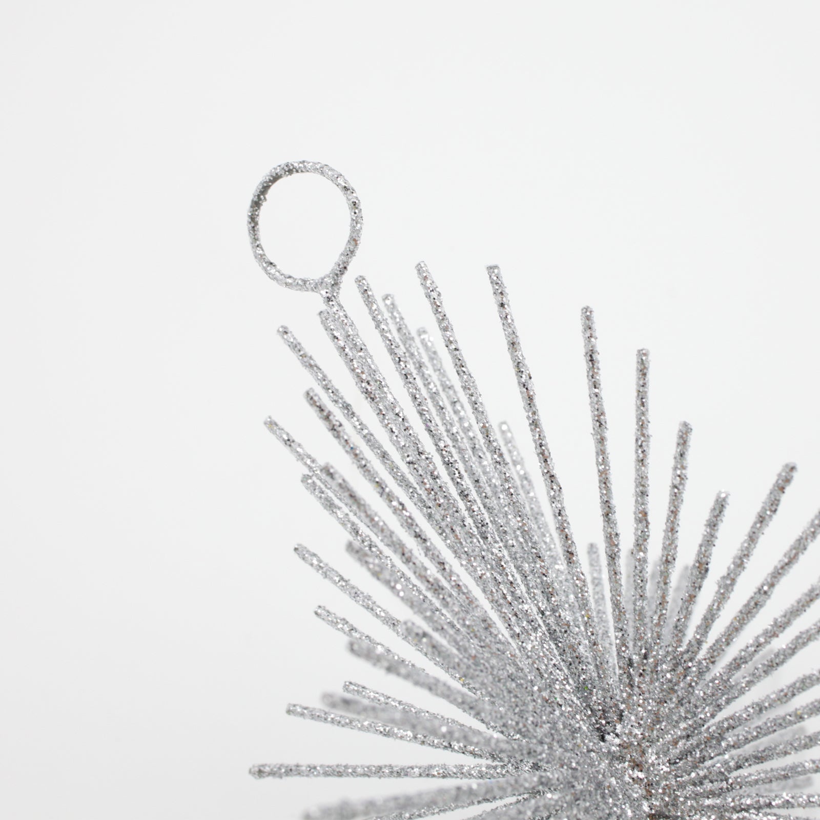Silver Starburst Christmas Tree Decoration 12 Pack