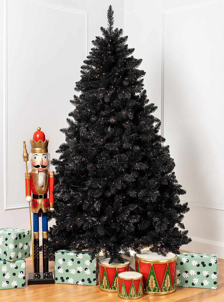 Bavarian Black Fir Pre-Lit Christmas Tree