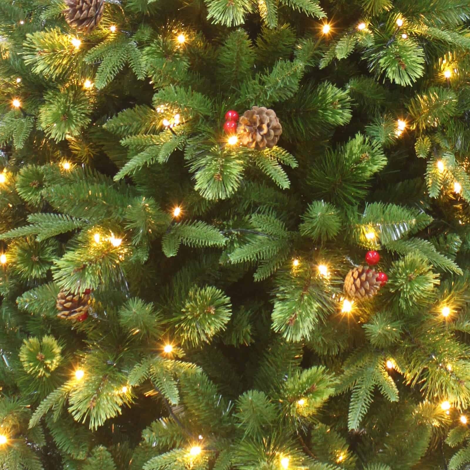 Pre Lit NEW HAMPSHIRE Green Christmas Tree