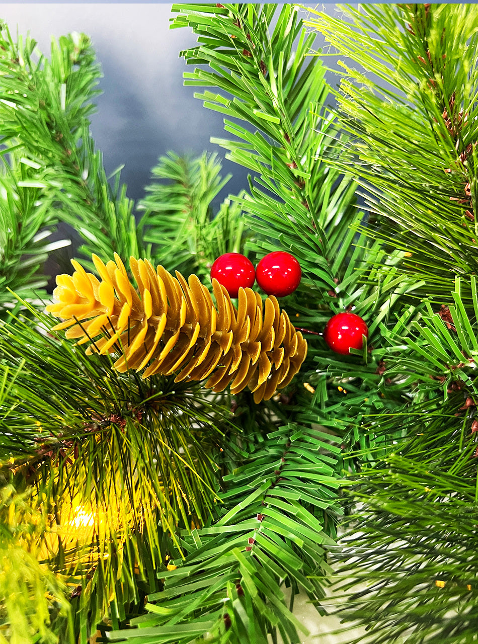 15m Christmas Garland Green 1220 Tips