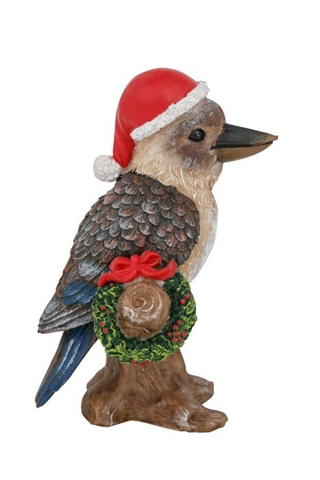 Christmas Kookaburra With Wreath 13cm