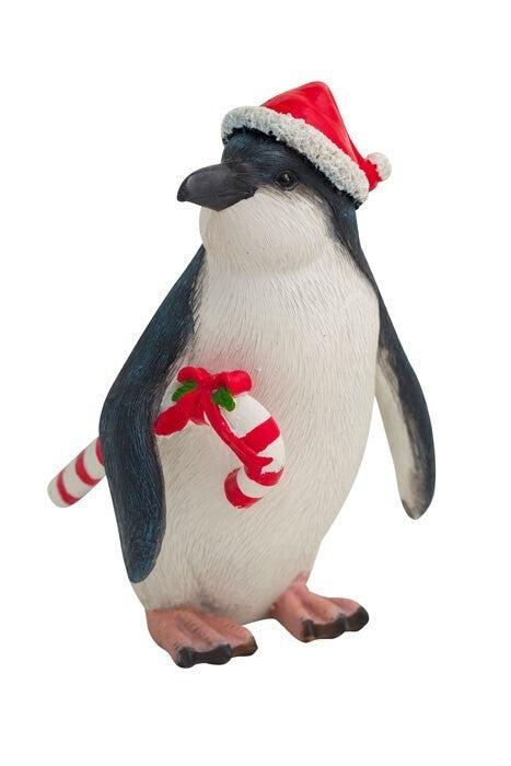 Christmas Penguin 15cm with Candy Kane