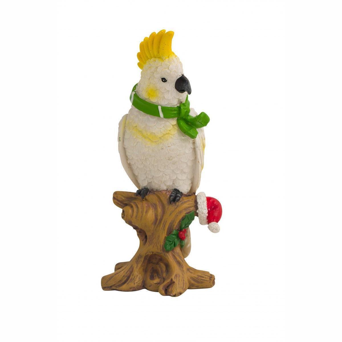 Aussie Figurine Christmas Cockatoo 14cm