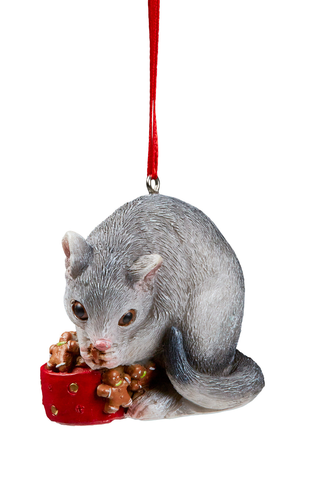 60mm Ringtail Possum Hanging Christmas Decoration