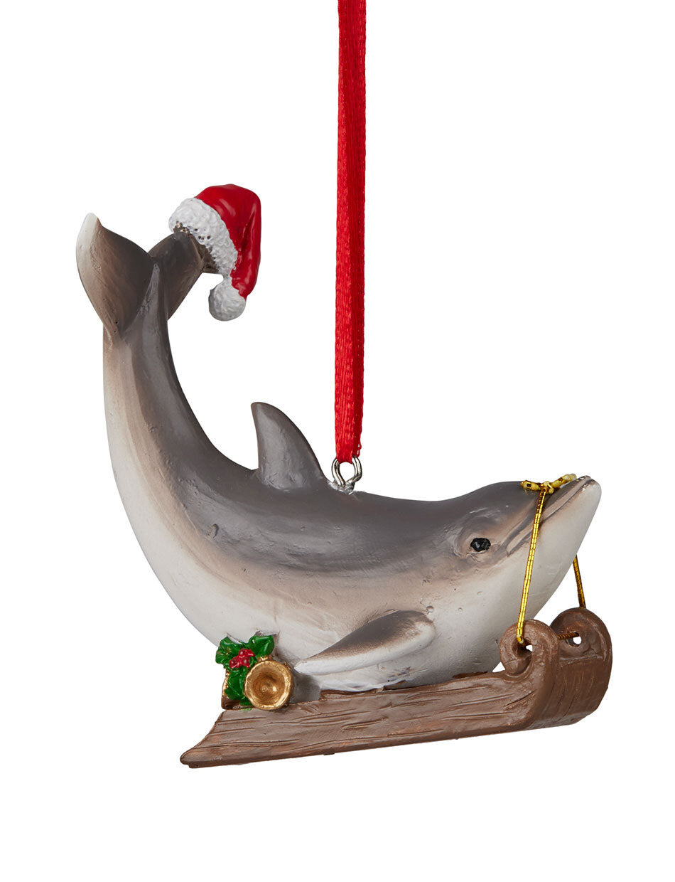 Australian Tree Decoration Dolphin 8cmH