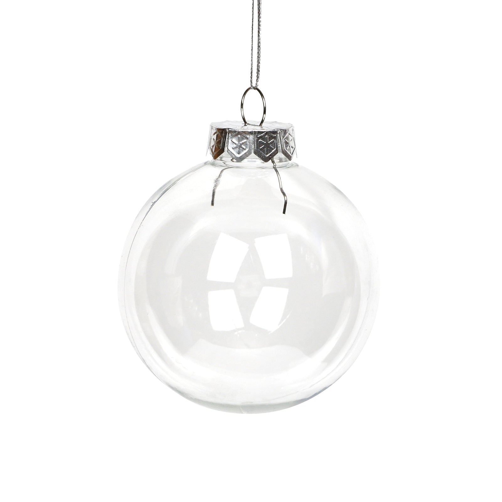 DIY CLEAR Christmas Baubles 80mm Packs