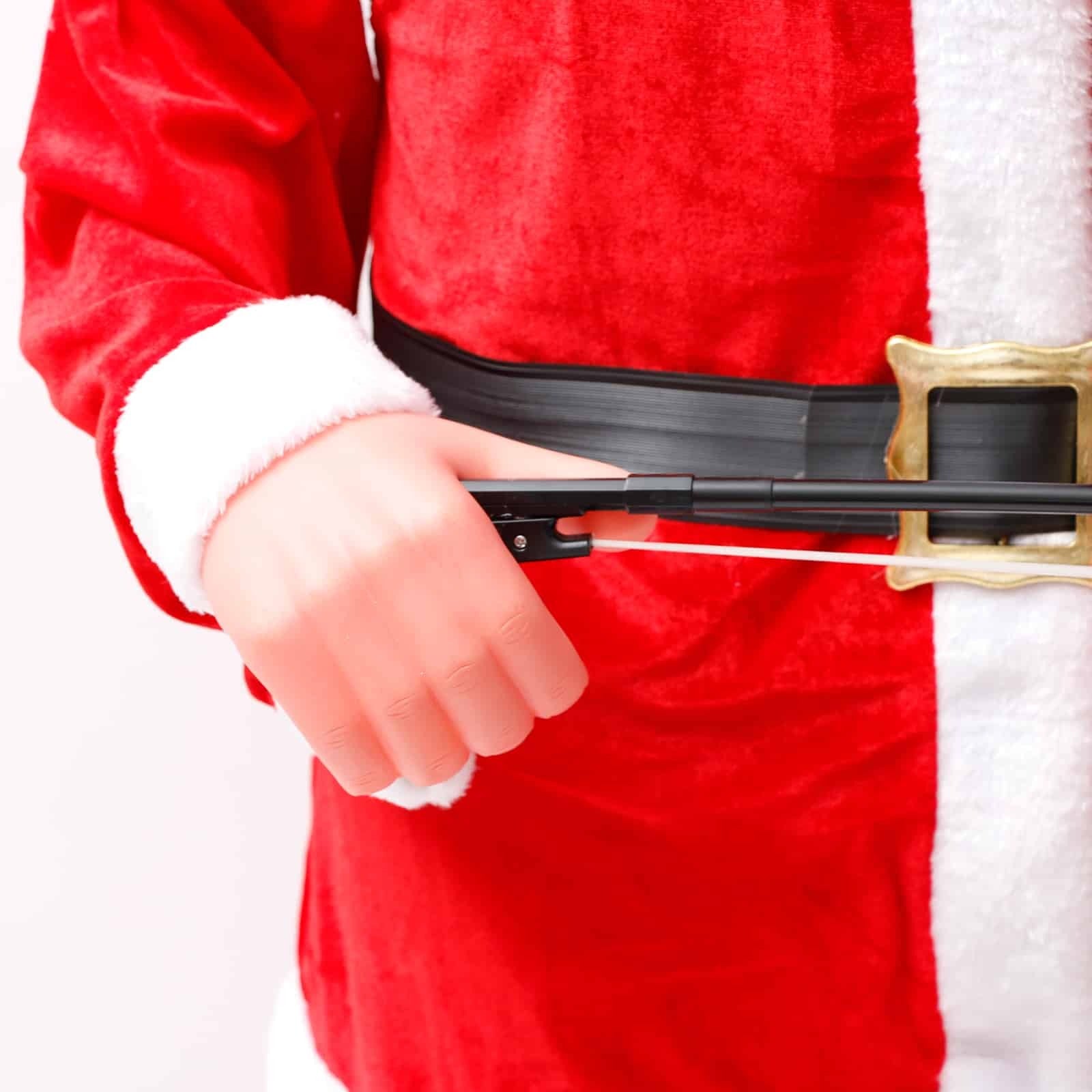 Singing Dancing Santa playing violin 6ft / 180cm