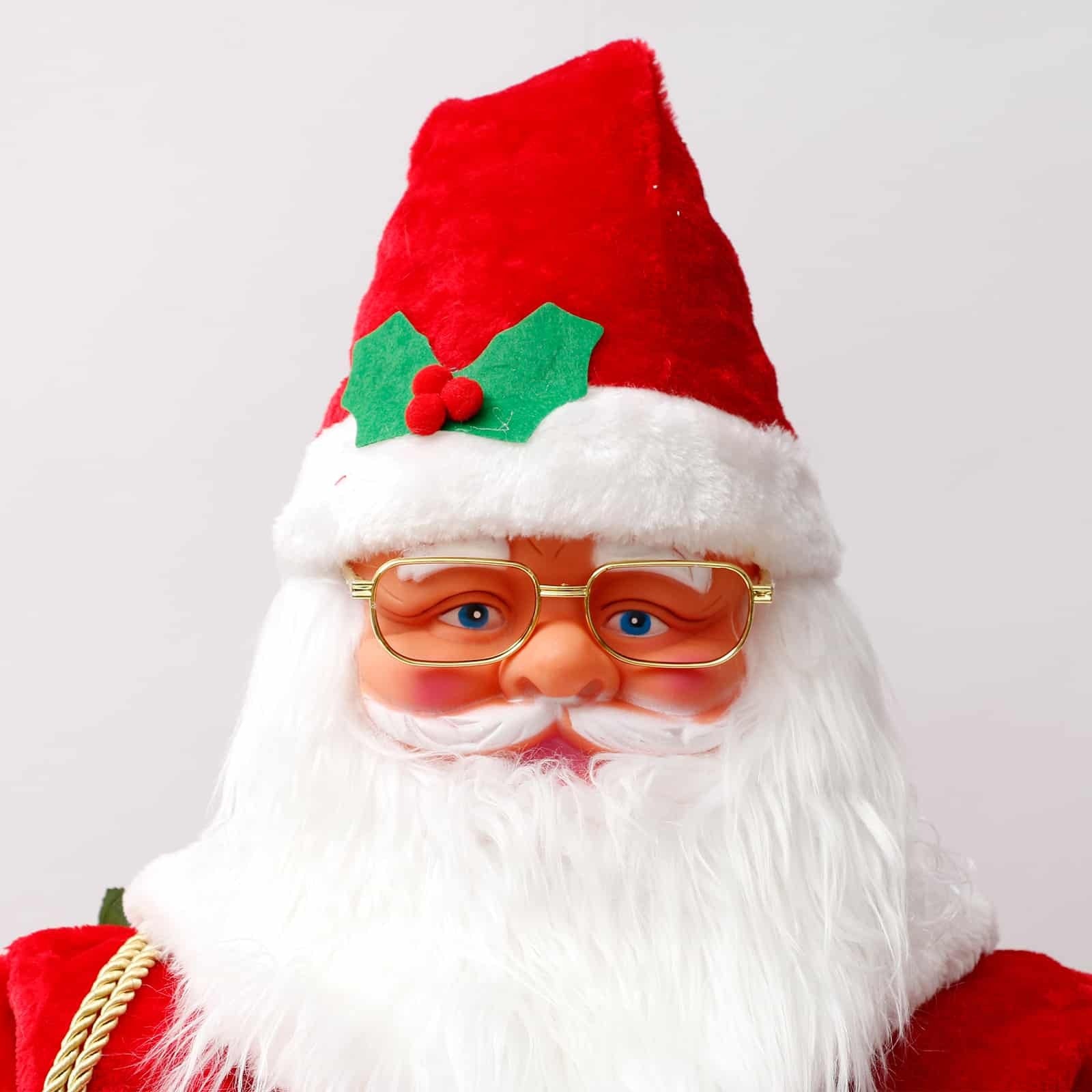 Singing and Bowing Santa 4.3ft / 130cm