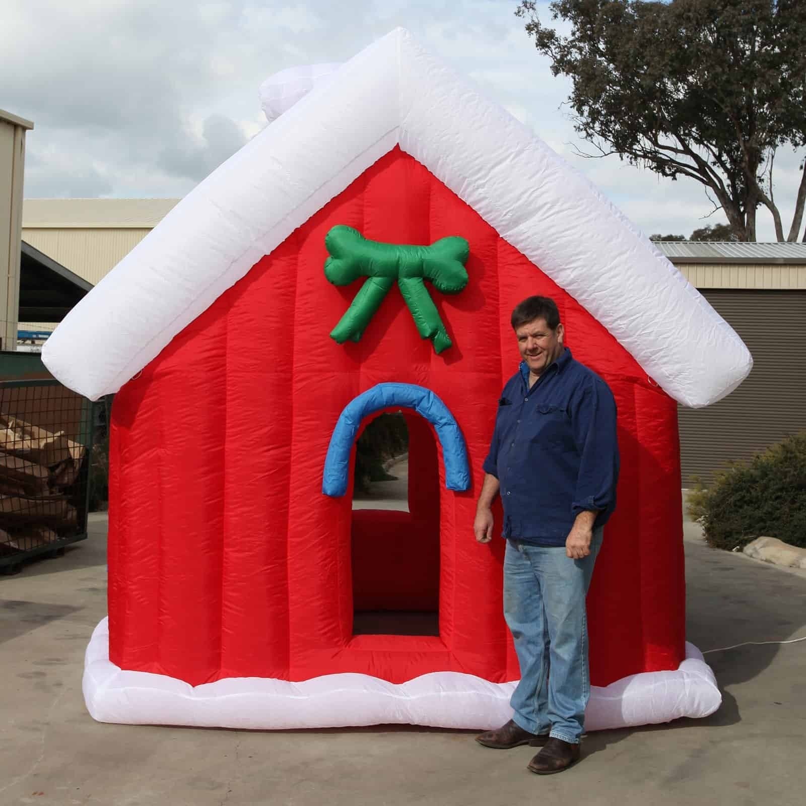 3m x 3m Santa's House Christmas Inflatable -